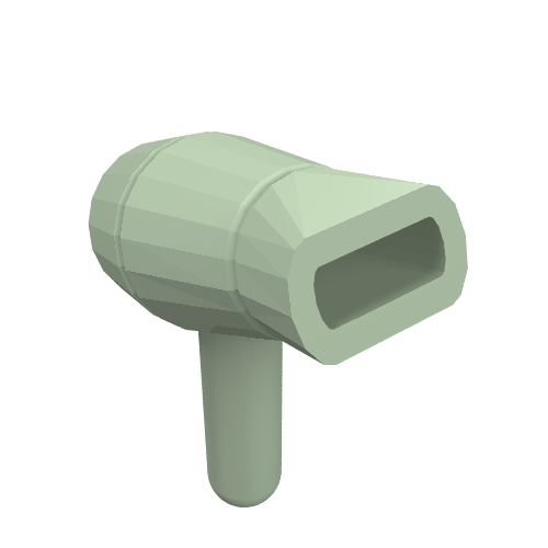 Lego Belville / Scala, Equipment, Hair Dryer / Light Green