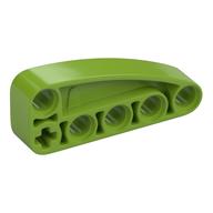 Lego Technic Beam 2 x 5 L-Shape with Quarter Ellipse Thick / Lime