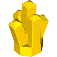Rock 1 x 1 Crystal 5 Point / Yellow