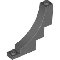Brick Curved 1 x 5 x 4 Inverted / Dark Bluish Gray