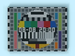 PM5544 TV Test Card Clock