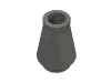 Cone 1 x 1 [No Top Groove] / Dark Bluish Gray