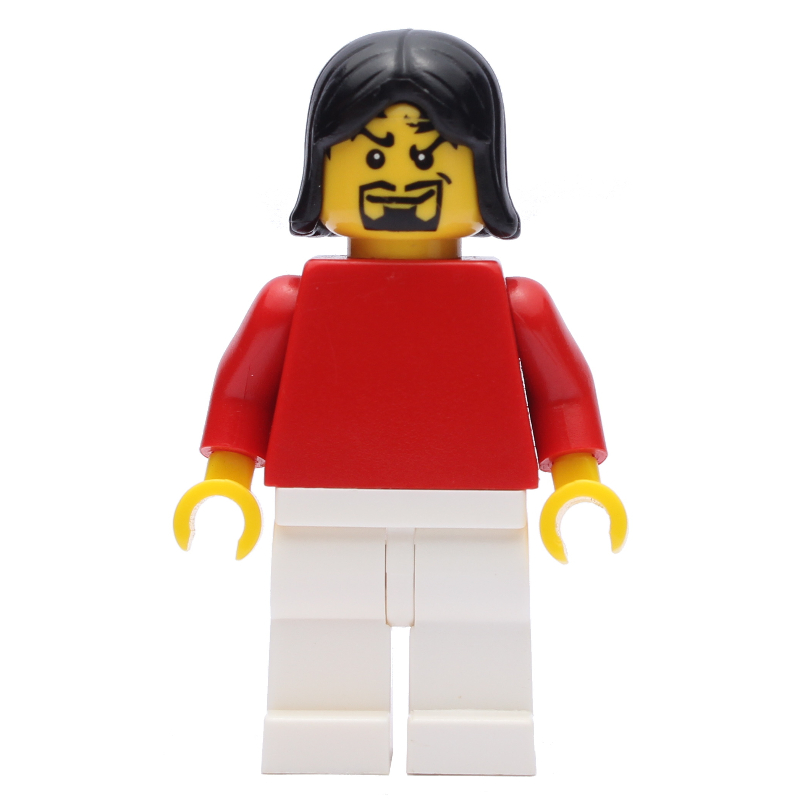 Lego Man - Red Torso, White Legs