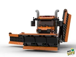 Canadian spreader plow
