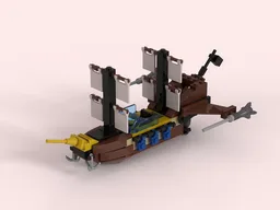 Pirate Rocket from Lego Universe ( parts exchange and mods)