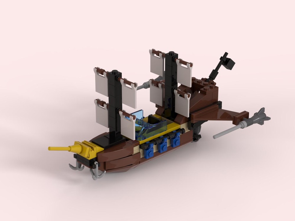 Lego Pirate Rocket from Lego Universe ( parts exchange and mods)