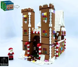 Gingerbread Castle Alternate build of 2x40809