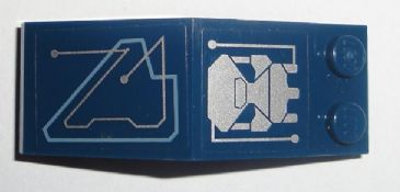 Lego Windscreen 5 x 2 x 1 2/3 with Computer Pattern Model Right Side (Sticker) - Set 7703