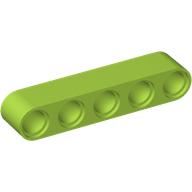 Lego Technic Beam 1 x 5 Thick / Lime