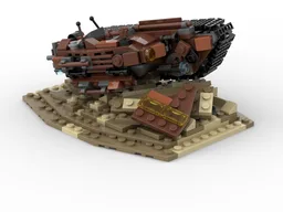 Jawa's Speeder and Stand