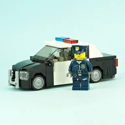 Police patrol car