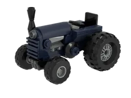 Dark Blue Tractor
