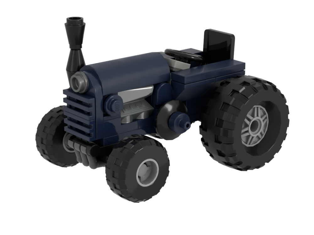 Lego Dark Blue Tractor
