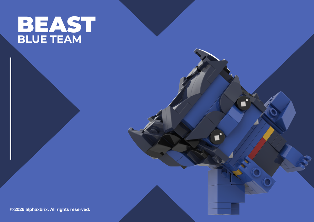 Lego Beast (Henry 'Hank' McCoy) - X-Men Blue Team
