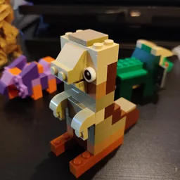 10698 Brown dinosaur