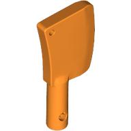 Lego Equipment Cleaver, 2 Holes / Orange