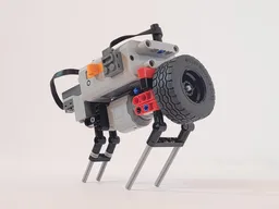 Steerable Vibration-Powered Walker