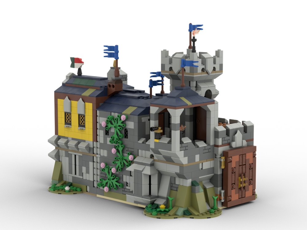 Lego Outpost Castle and Knight's Quarters - Alternate Build 2x31120