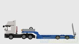 Trailer with wheel recesses