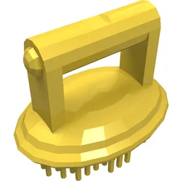 Scala, Animal / Creature Accessory, Horse Brush / Yellow