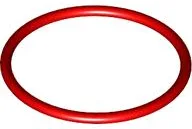 Technic Rubber Belt Medium [24mm ID] [Round Cross Section] / Red