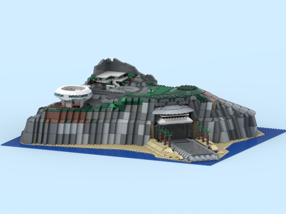Lego Thunderbirds Tracy Island Microscale