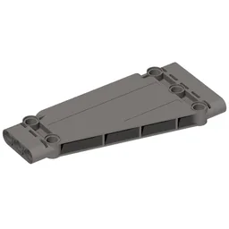 Technic Panel 5 x 11 x 1 Tapered / Dark Bluish Gray