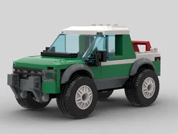 Short cabin car for race buggy transport