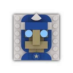 Captain America Mini Mosaic (Designed for LEGO X Levi's)
