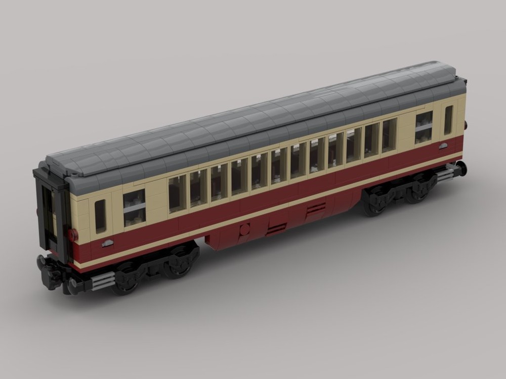 Lego First class TEE/IC wagon series Apmz from the German Federal Railroad