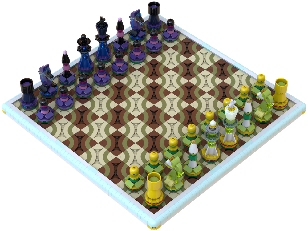 Lego CHESS ("Glass" Pieces)