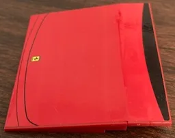 Stickered Assembly 8 x 8 x 1 with Black Curved Lines and Ferrari Logo Pattern (Sticker) - Set 8671