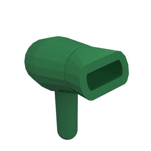 Lego Belville / Scala, Equipment, Hair Dryer / Green