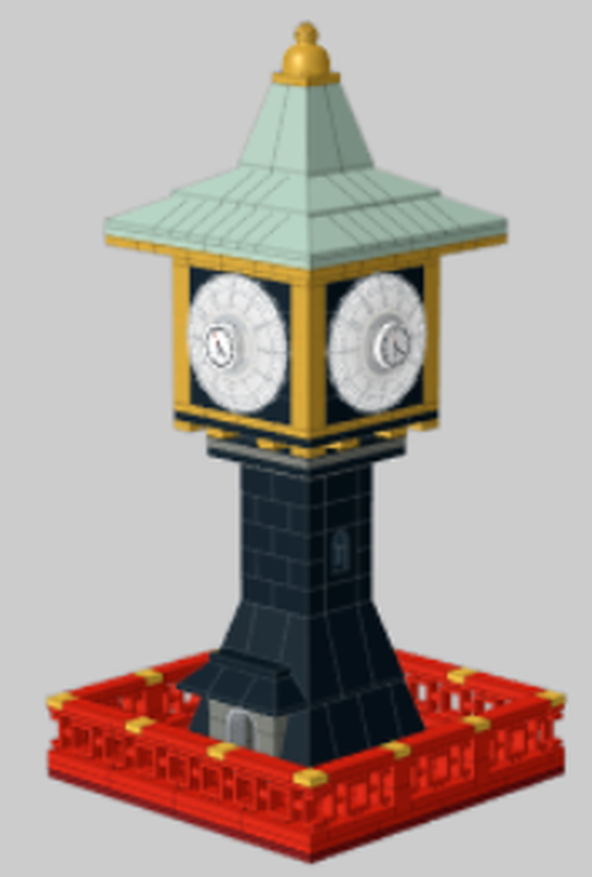 Lego Small Clock Tower