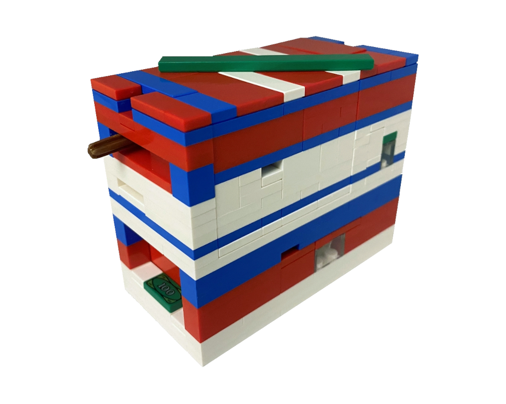 Lego Abe Lincoln's Safe (A Level 8 Puzzle Box)