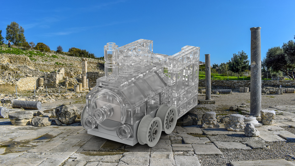 Lego Jim Knopf & Lukas der Lokomotivführer: Lokomotive "Molly" in Trans-Clear (Augsburger Puppenkiste)