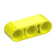 Technic Beam 1 x 3 Thick / Vibrant Yellow