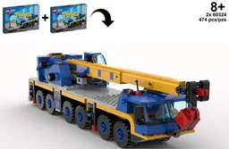 2x 60324 6-Axle mobile city crane