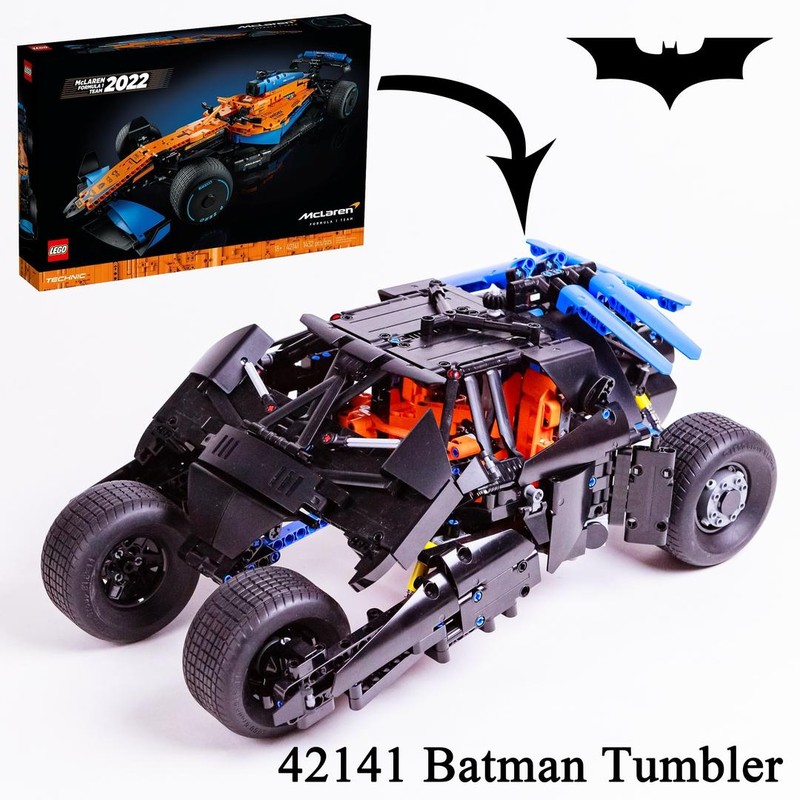 Lego Batmobile Tumbler (42141 McLaren Formula 1 c-model)
