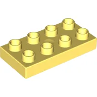 Duplo Plate 2 x 4 / Bright Light Yellow