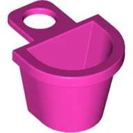 Minifig Neckwear Basket [D Style] / Dark Pink