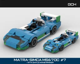 Matra Simca MS670C #7 1974 Le Mans Winner