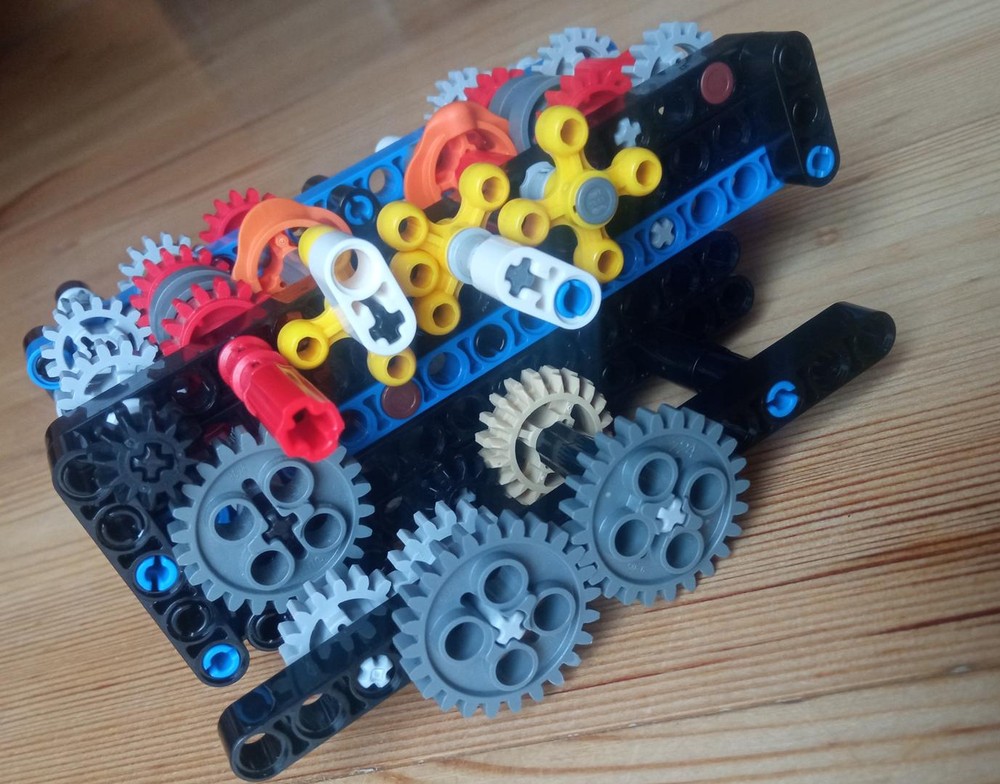Lego 8-gears sequential gear box without new parts from 2023 and 2024/ skrzynia biegów