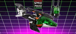 6897 Hunter Chopper - LEGO Space Police 2 6877 Alternate Build
