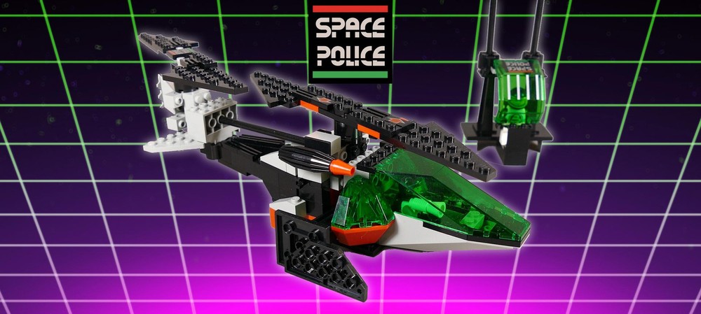 Lego 6897 Hunter Chopper - LEGO Space Police 2 6877 Alternate Build