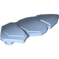 Large Figure Limb Cover, with Scales / Bright Light Blue