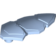 Lego Large Figure Limb Cover, with Scales / Bright Light Blue