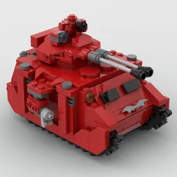 Warhammer 40k Predator Tank (Micro Marines)