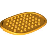 Lego Duplo Boat Hull 7 x 12 Top Section with 6 x 8 Deck Studs / Bright Light Orange