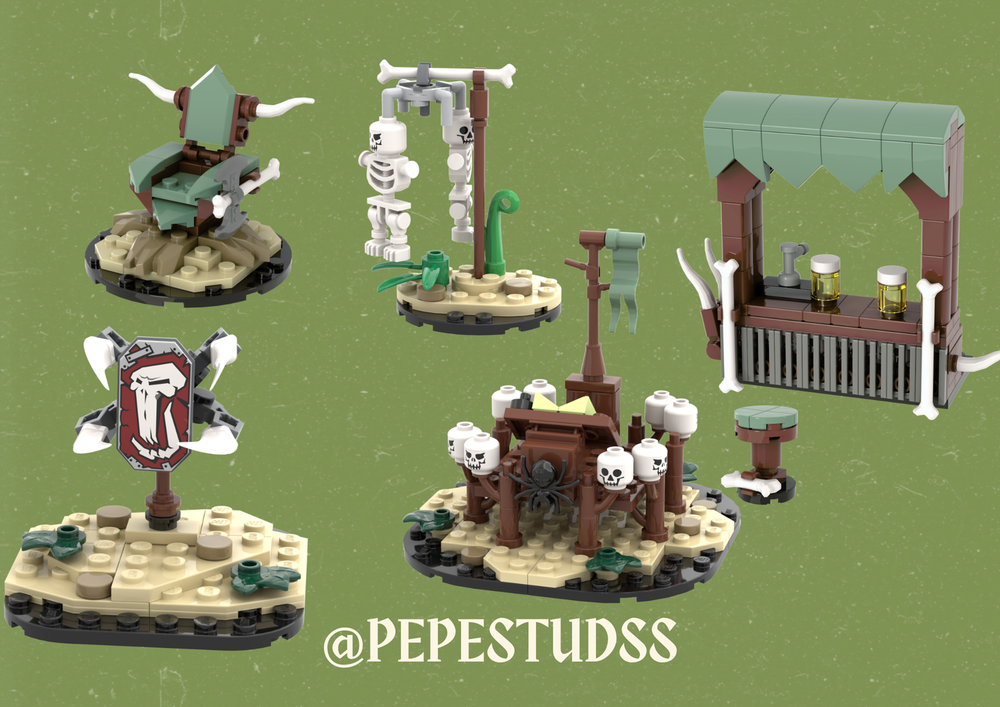 Lego ORC VILLAGE PACK